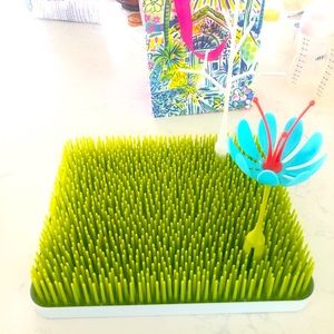 Boon Grass Drying Rack Mat & Accessories